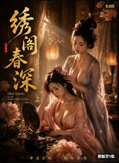 绣阁春深竖版海报